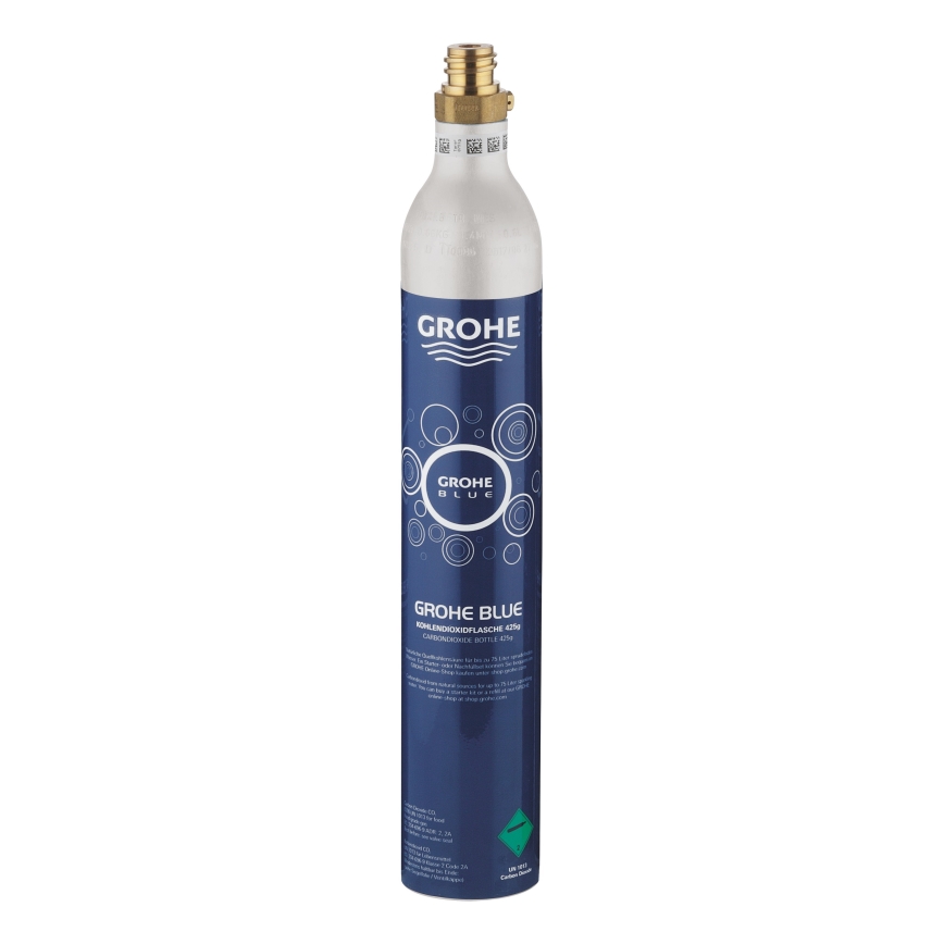 GROHE 40422000 - GROHE BLUE szén-dioxid patron 425 g CO2 (4 db), rozsdamentes acél