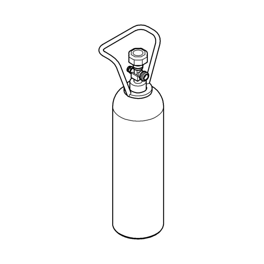 GROHE 40423000 - GROHE BLUE kezdőkészlet: 2 kg CO2 nyomástartó palack