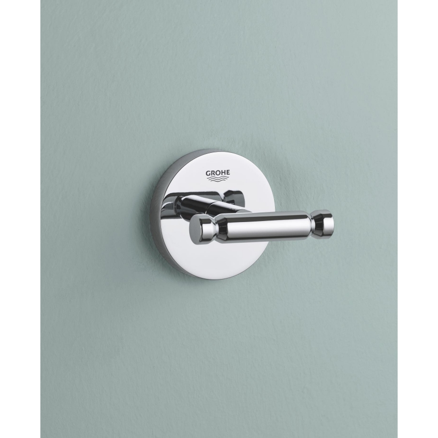 GROHE 40461001 - BAUCOSMOPOLITAN fürdőköpeny-akasztó, fényes króm