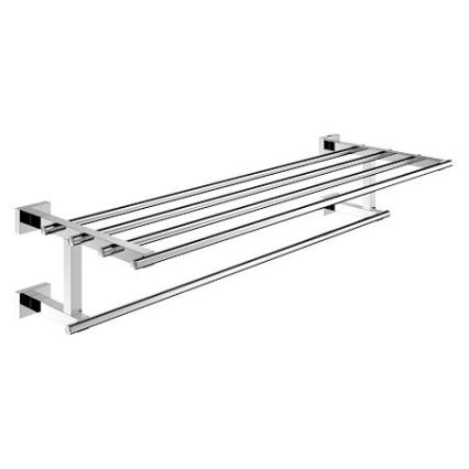 GROHE 40512001 - ESSENTIALS CUBE 600 mm többfunkciós törölközőtartó, fényes króm