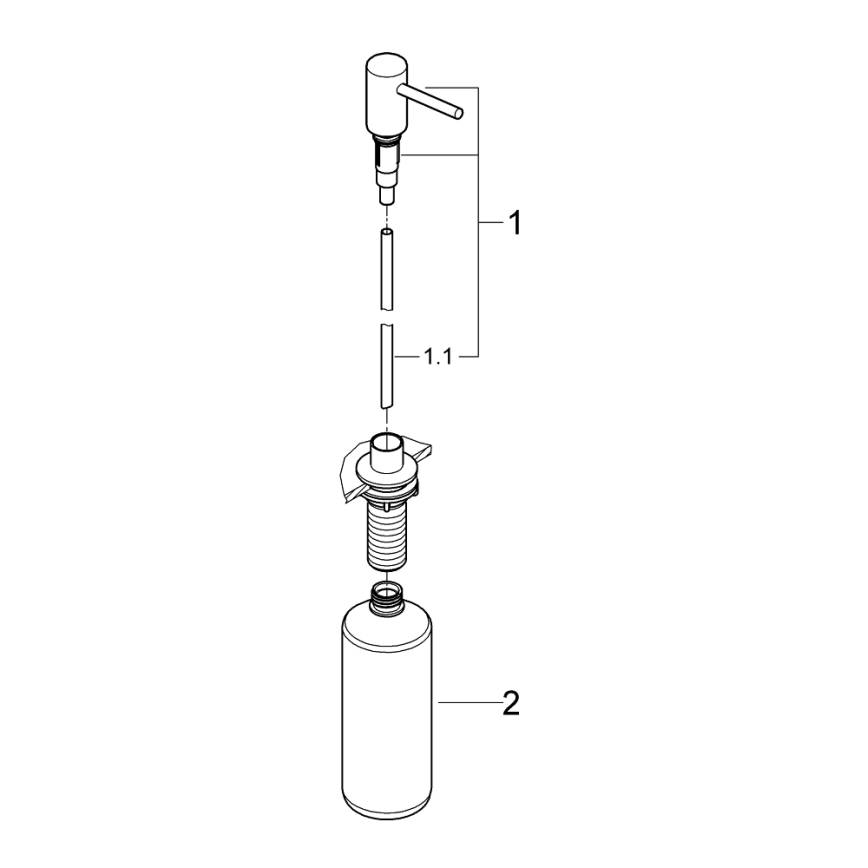 GROHE 40535AL0 - COSMOPOLITAN szappanadagoló 500 ml grafit