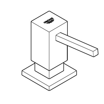 GROHE 40535GL0 - COSMOPOLITAN szappanadagoló, 500 ml, arany