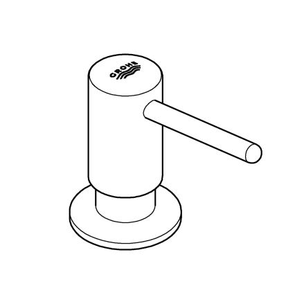 GROHE 40536000 - CONTEMPORARY 400 ml szappanadagoló, fényes króm