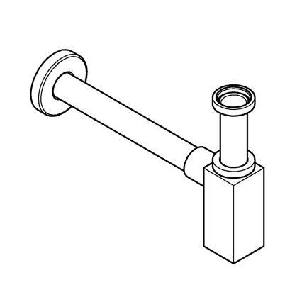 GROHE 40564A00 - Szifon SIFONY grafitszín