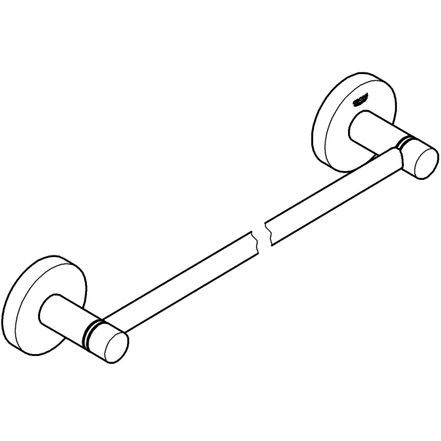 GROHE 40688001 - ESSENTIALS 504 mm törölközőtartó fényes króm