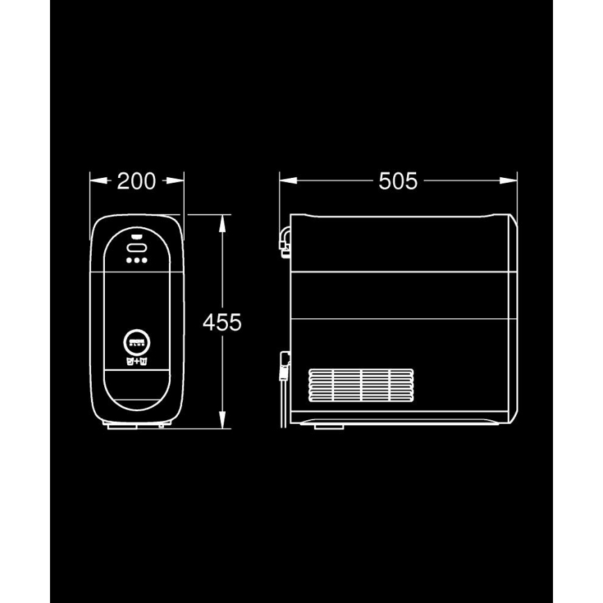 GROHE 40711001 - BLUE HOME fehér hűtőegység