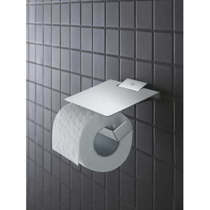 GROHE 40781000 - SELECTION CUBE WC-papírtartó, fényes króm