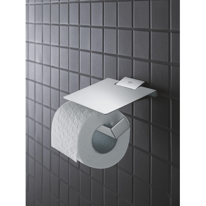 GROHE 40781000 - SELECTION CUBE WC-papírtartó, fényes króm