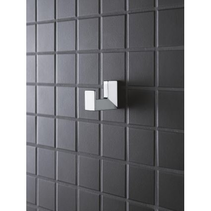 GROHE 40782000 - SELECTION CUBE fürdőköpeny-akasztó, fényes króm