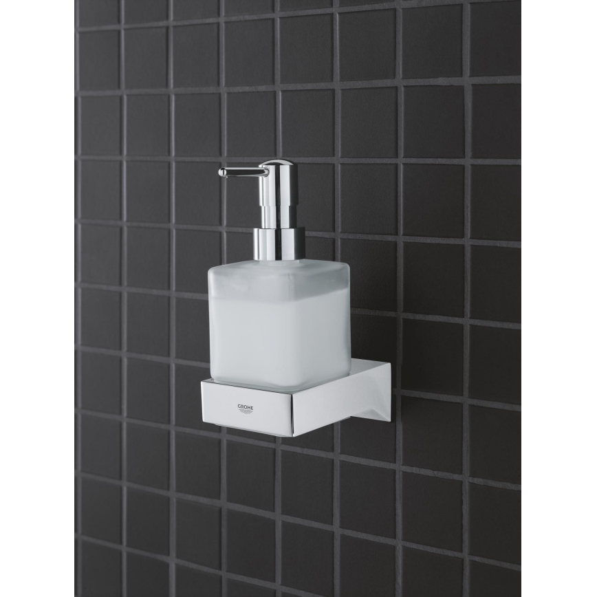 GROHE 40805000 - SELECTION CUBE 300 ml folyékony szappanadagoló, fényes króm