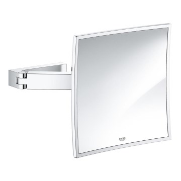 GROHE 40808000 - Kozmetikai tükör SELECTION CUBE 22,3 × 22,3 cm fényes króm