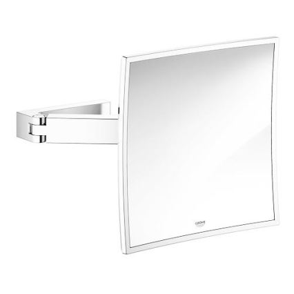 GROHE 40808000 - Kozmetikai tükör SELECTION CUBE 22,3 × 22,3 cm fényes króm