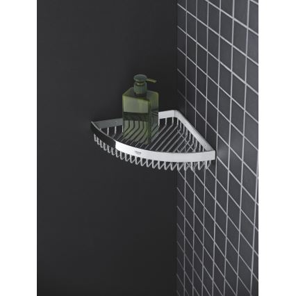 GROHE 40809000 - Drótkosaras szappantartó SELECTION CUBE 20 × 20 cm fényes króm