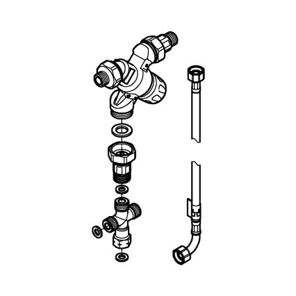 GROHE 40841001 - RED keverőszelep fényes króm
