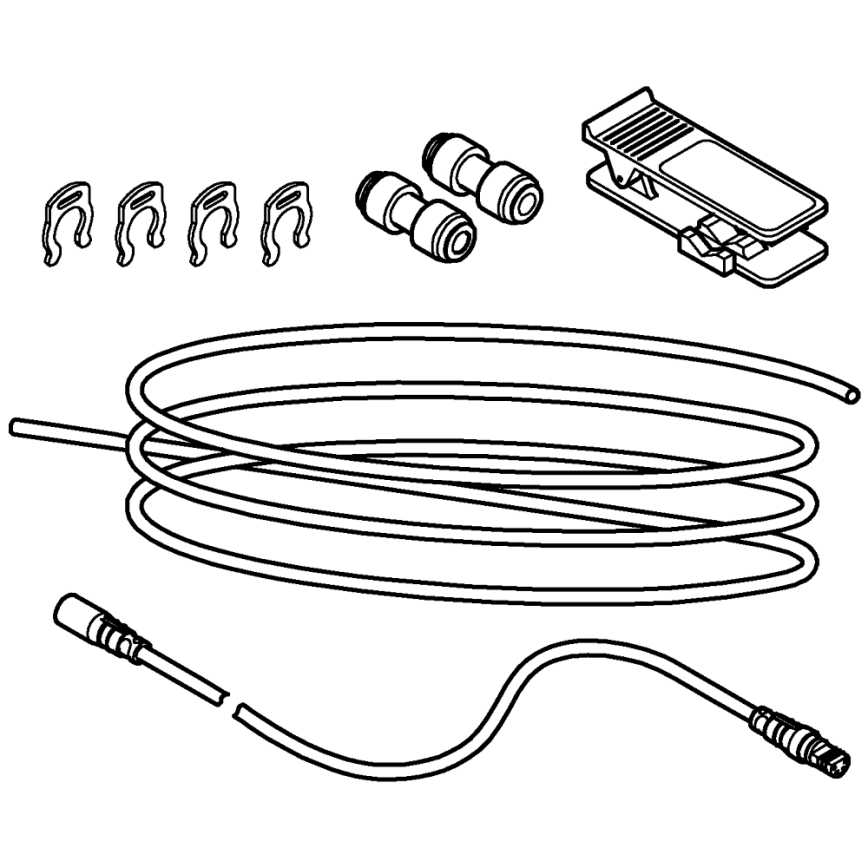 GROHE 40843000 - BLUE hosszabbító szett, fényes króm