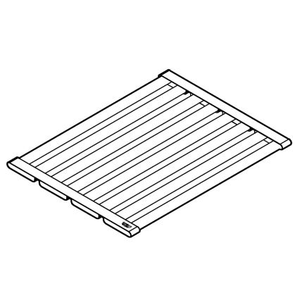 GROHE 40856SD0 - Csepegtetőtálca 450 × 348 mm, szálcsiszolt rozsdamentes acél