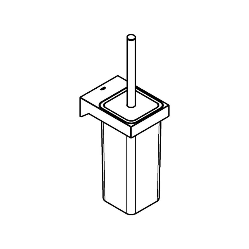 GROHE 40857000 - SELECTION CUBE WC-tisztítókészlet, fényes króm