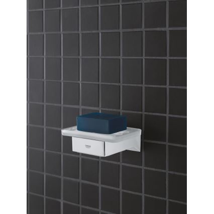 GROHE 40865000 - SELECTION CUBE tartó, fényes króm