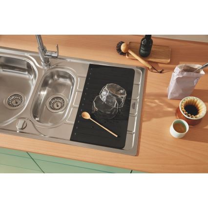 GROHE 40871K00 - Csepegtető tálca 450 x 400 mm kerámia/fekete