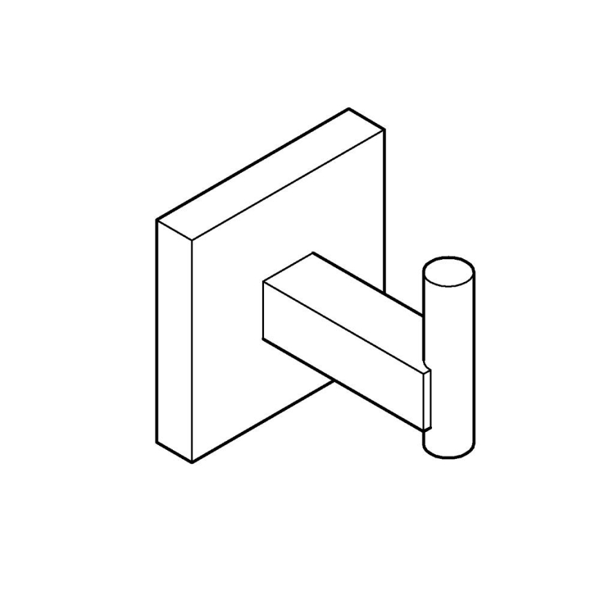 GROHE 40961000 - Köntös akasztó START CUBE fényes króm