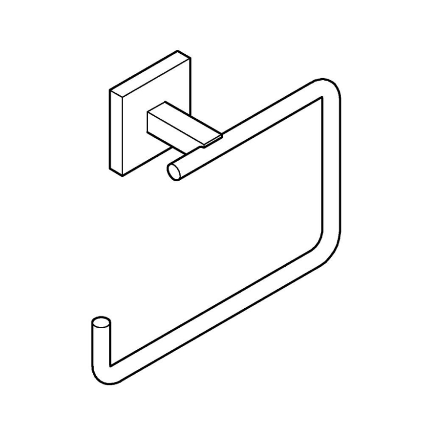 GROHE 409752430 - Törölközőtartó START CUBE 18,8 x 13,8 cm fekete