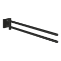 GROHE 409762430 - START CUBE 438 mm fekete törölközőtartó