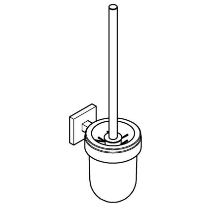 GROHE 40977000 - START CUBE WC-tisztítókészlet, fényes króm