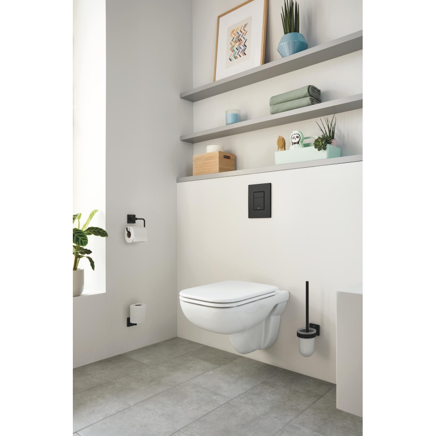 GROHE 409782430 - START CUBE WC-papírtartó, fekete