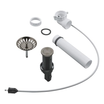 GROHE 40986AL0 - Lefolyószerelvény konyhai mosogatókhoz Ø 35 mm, grafit