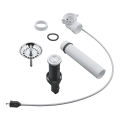 GROHE 40986SD0 - Lefolyószett konyhai mosogatókhoz Ø 35 mm, rozsdamentes acél