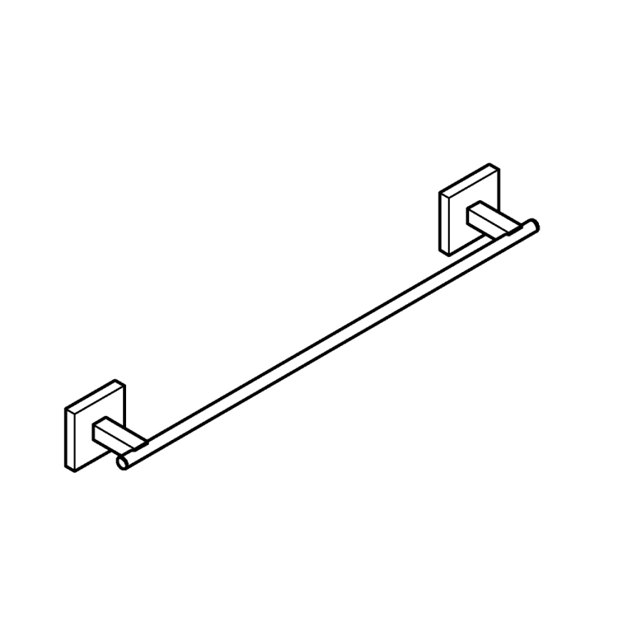 GROHE 409872430 - 450 mm-es törölközőtartó, fekete