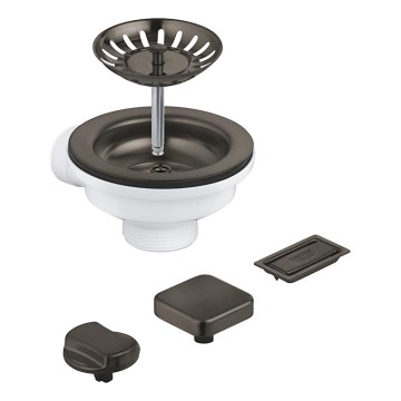 GROHE 40996AL0 - Lefolyószerelvény konyhai mosogatókhoz, grafit