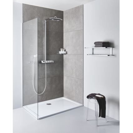 GROHE 41038000 - Sarok zuhanytálca SELECTION, fényes króm