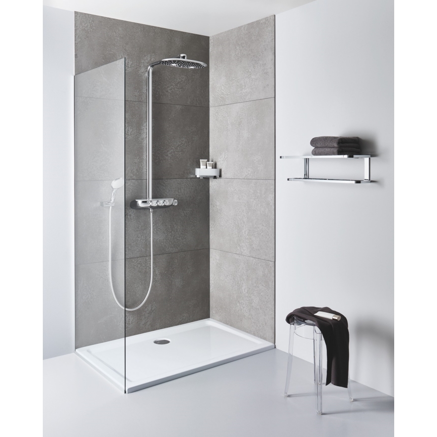 GROHE 41038000 - Sarok zuhanytálca SELECTION, fényes króm