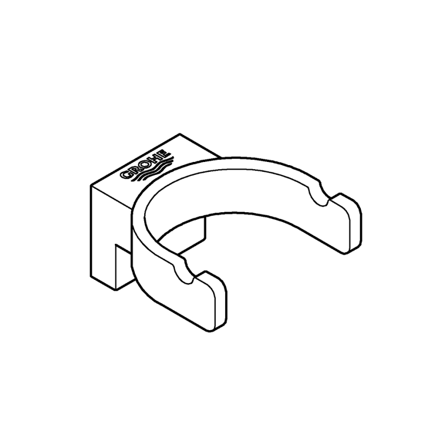 GROHE 41049000 - Kettős akasztó SELECTION fényes króm