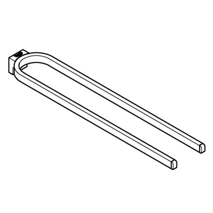 GROHE 41059000 - Dupla törölközőtartó SELECTION 411 mm fényes króm