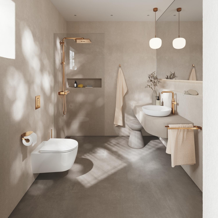 GROHE 41076DL0 - SELECTION WC-tisztító készlet, bronz