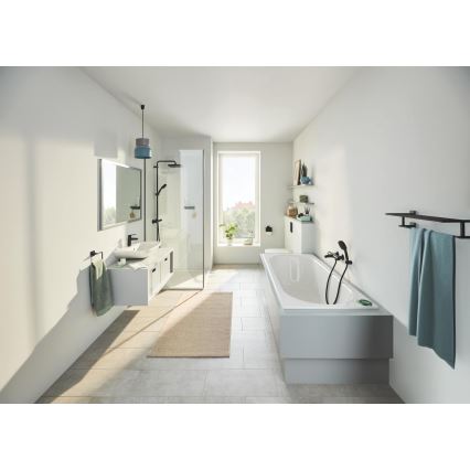 GROHE 410992430 - START CUBE multifunkciós törölközőtartó, 600 mm, fekete