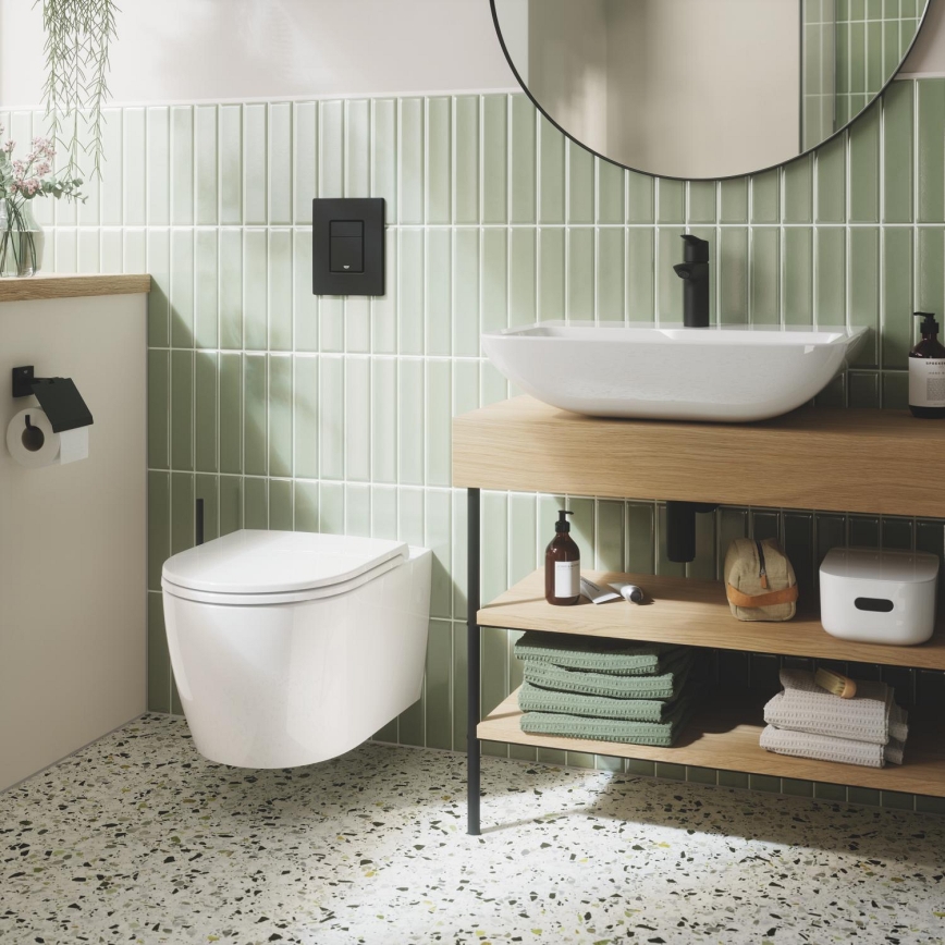 GROHE 411022430 - START CUBE WC-papírtartó, fekete