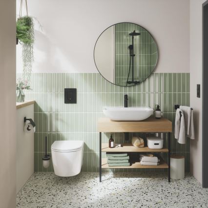 GROHE 411022430 - START CUBE WC-papírtartó, fekete