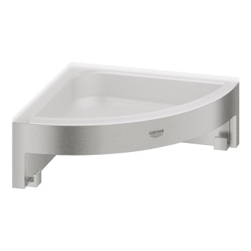 GROHE 41106DC0 - START CUBE sarok zuhanypolc 200 x 200 x 60 mm nemesacél