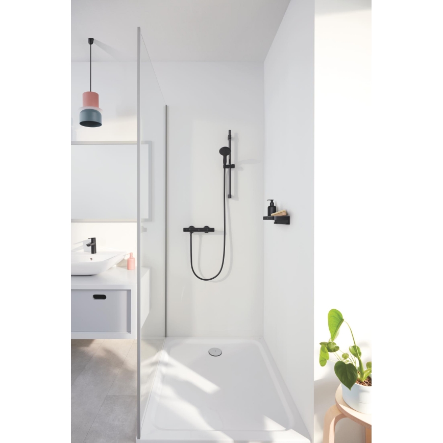 GROHE 411072430 - START CUBE zuhanypolc 200 mm fekete