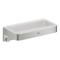 GROHE 41107DC0 - START CUBE zuhanypolc, 200 mm, rozsdamentes acél