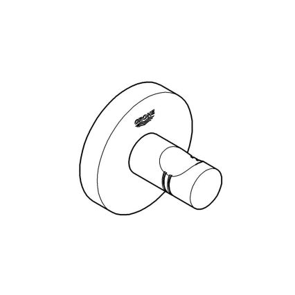 GROHE 41173000 - START fürdőköntös akasztó, fényes króm