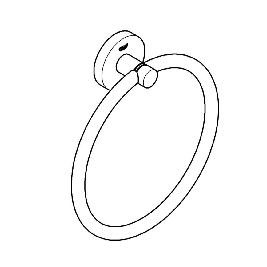 GROHE 41174000 - START 180 mm törölközőtartó, fényes króm