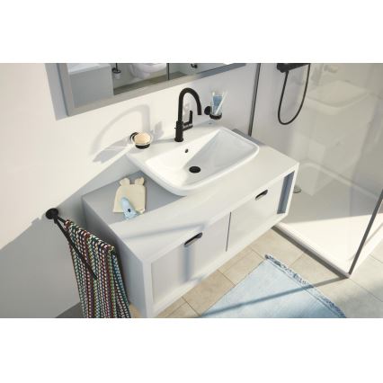 GROHE 411832430 - START 439 mm-es törölközőtartó, fekete