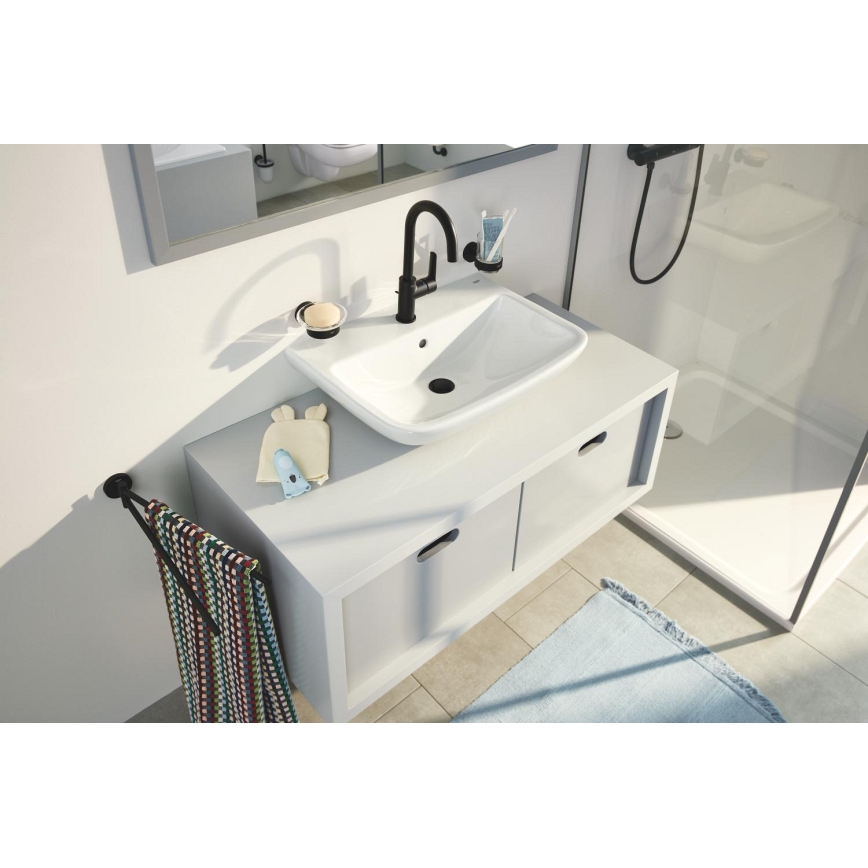GROHE 411832430 - START 439 mm-es törölközőtartó, fekete