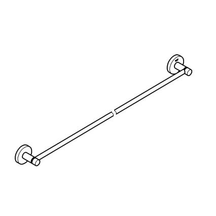 GROHE 41187DC0 - Törölközőtartó START 854 mm rozsdamentes acél