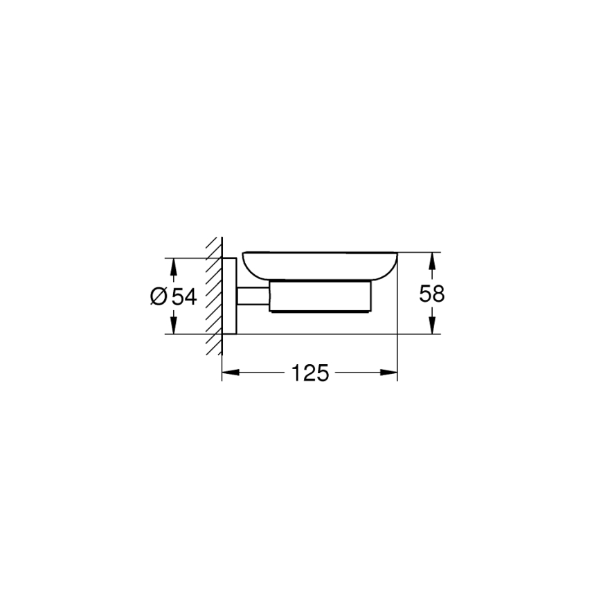 GROHE 411932430 - START szappantartó fekete