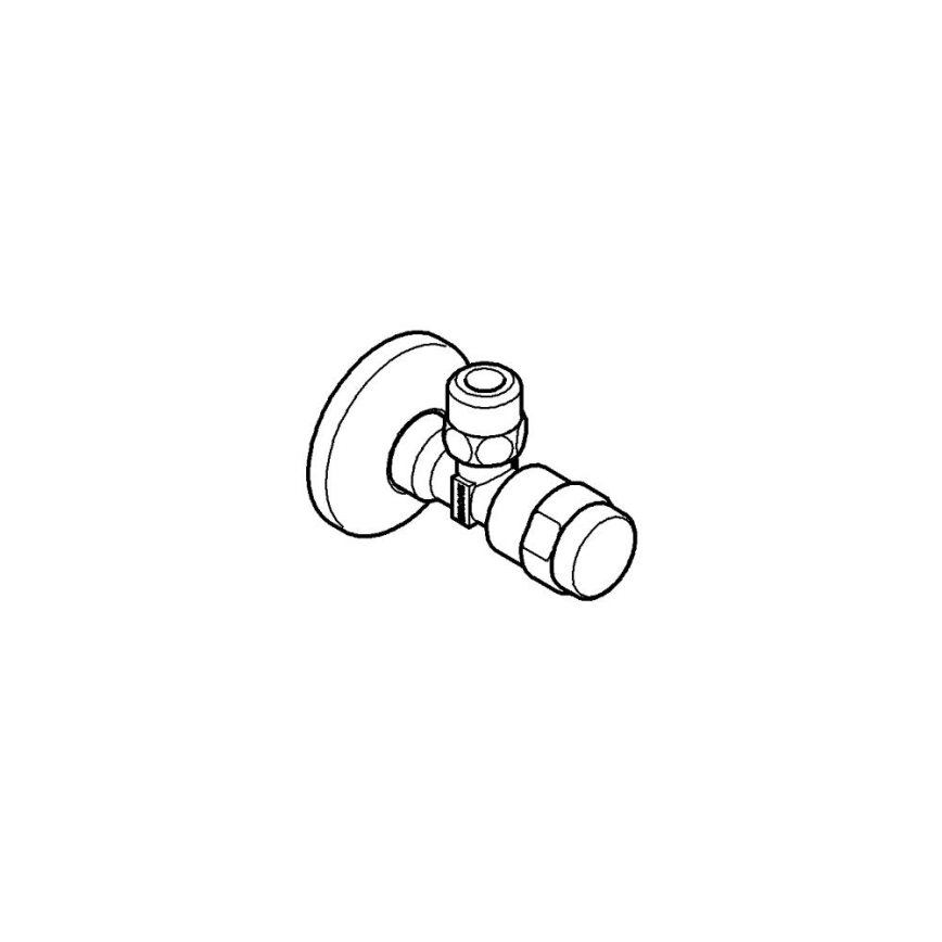 GROHE 41263000 - Sarokszelep EGAPLUS DN 15 fényes króm